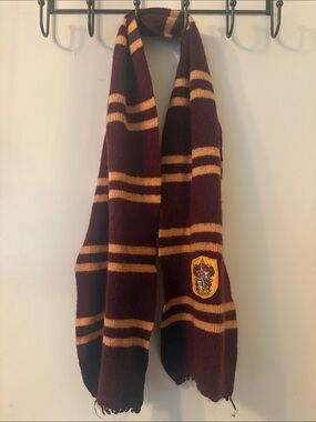 Gryffindor Maroon & Gold Striped Scarf